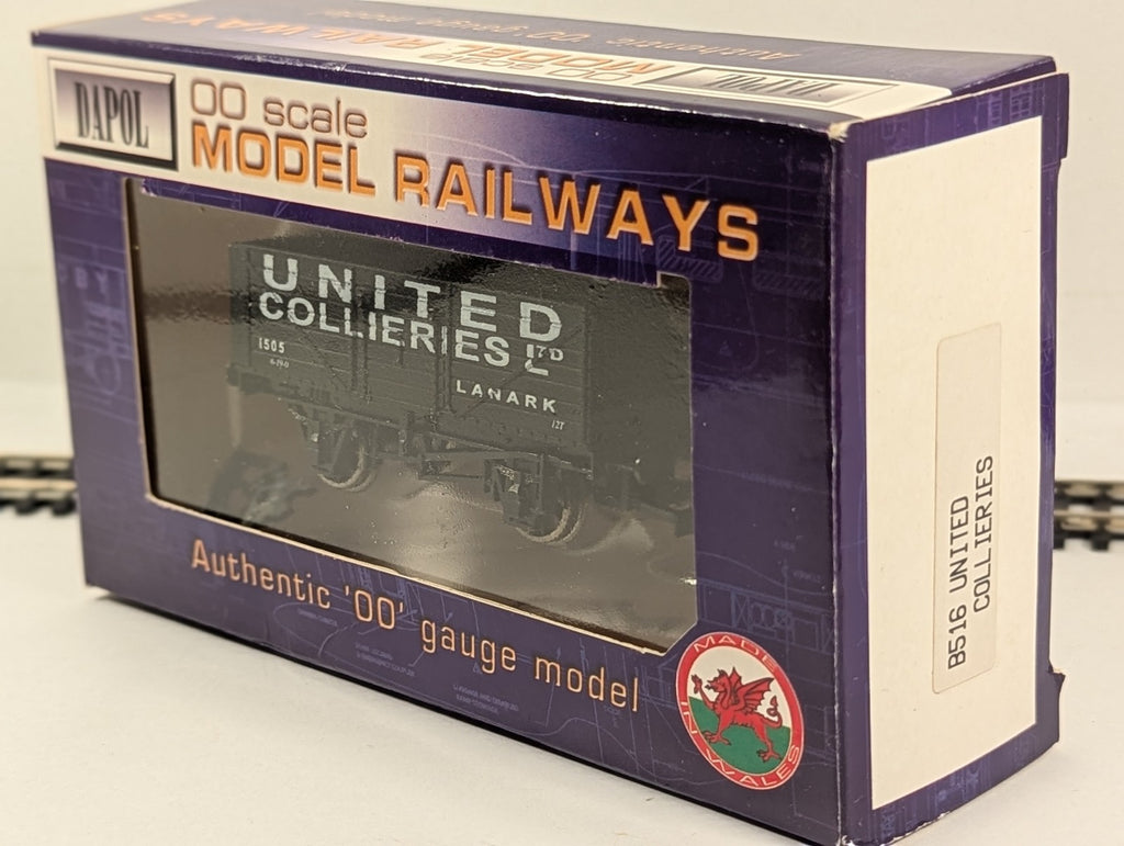 Dapol OO Gauge United Collieries Ltd Lanark 7 Plank Wagon Goods Wagon 1505