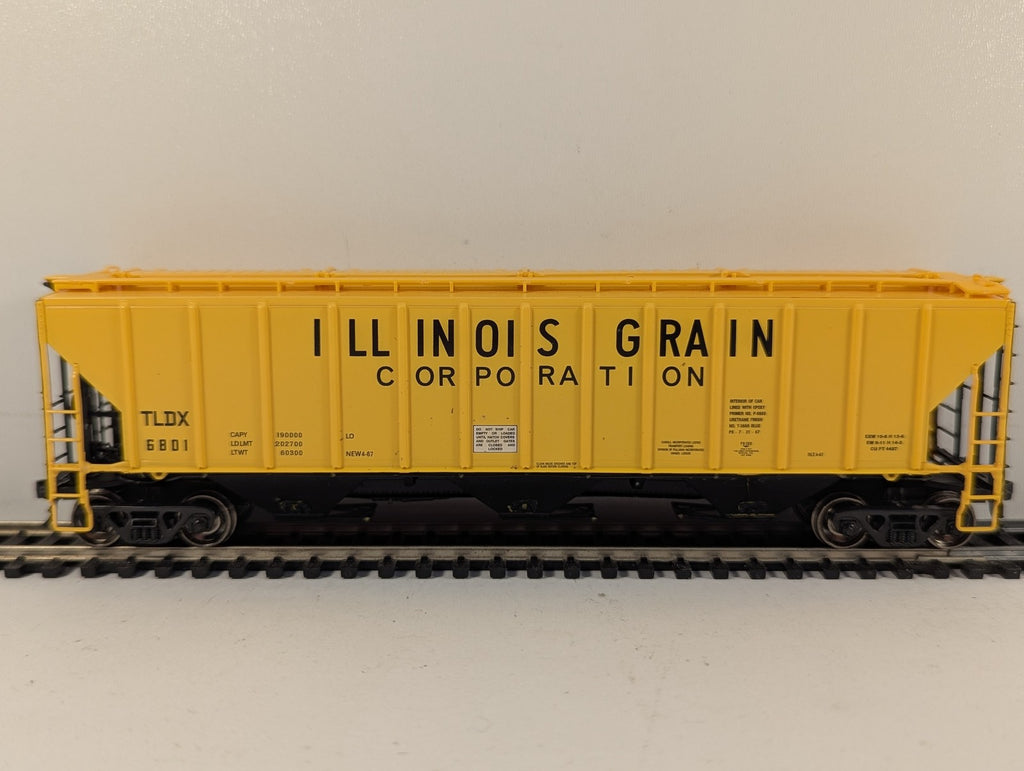 HO Gauge Pullman-Standard PS-2 Covered Hopper Goods Wagon TLDX 6801