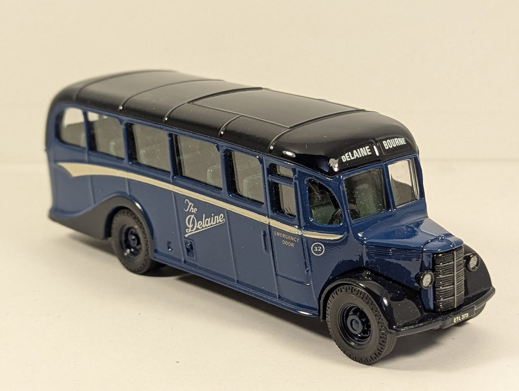GB Models 1:43 to 1:50 Scale Bedford OB Coach Die-cast Model Coach ETL 373
