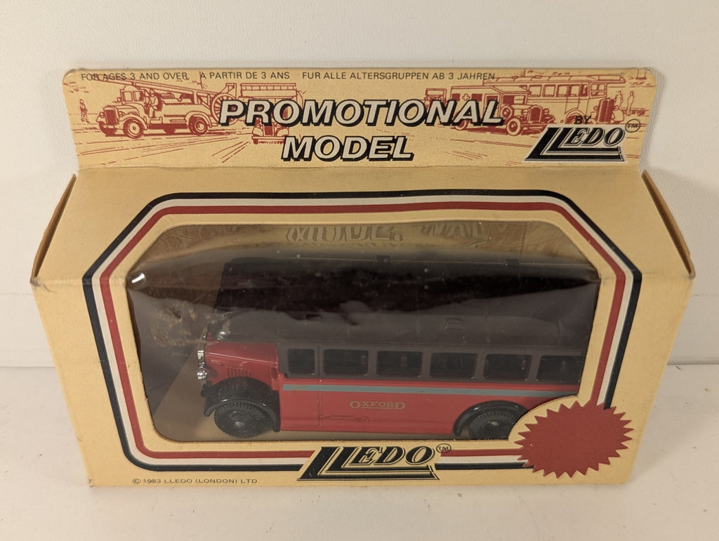 Lledo Oxford Single Deck Bus Die-cast Model Bus 727 Oxford Red & Brown