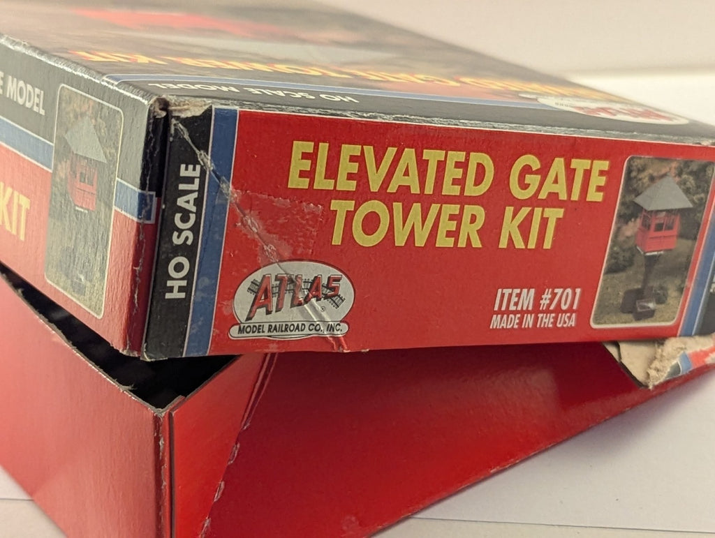 Atlas HO Scale Elevated Gate Tower Kit Building Kit 701