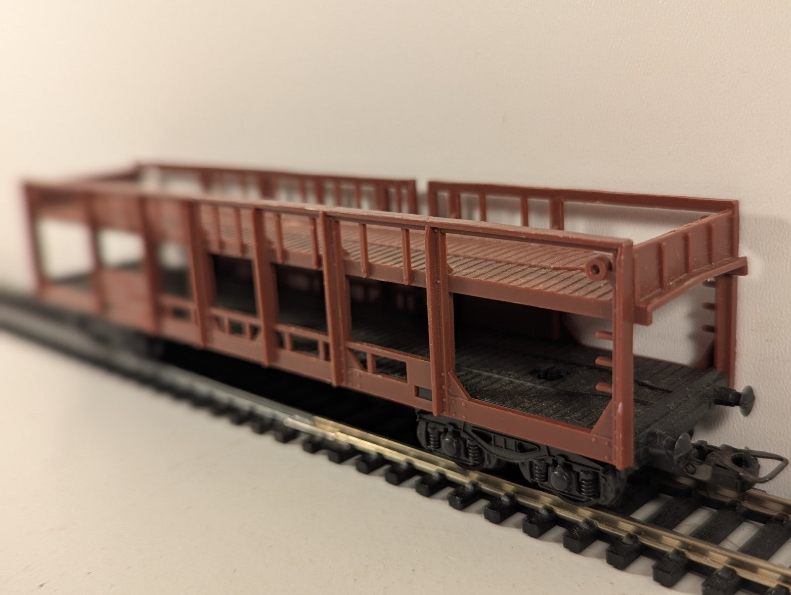 Lima HO Gauge FS Brown Car Transporter Wagon