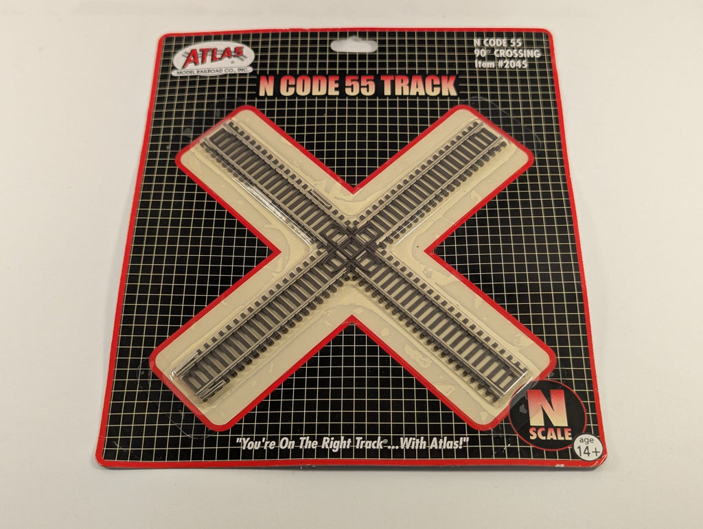 Atlas N Scale 90° Crossing Track 2045