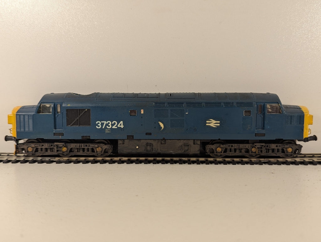 Lima OO Gauge Class 37 Diesel Locomotive 37324 BR Blue 205220 Spares or Repair