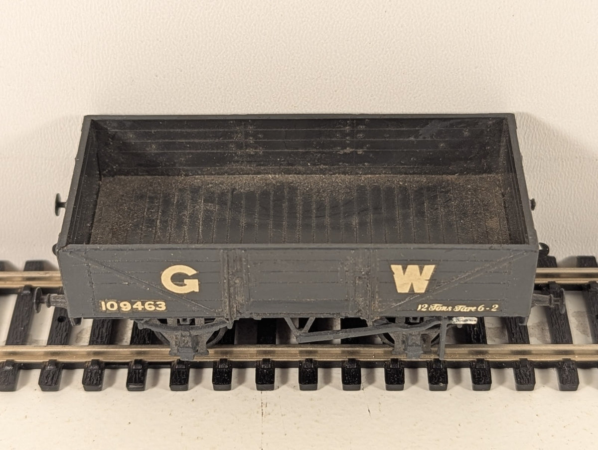 Peco OO Gauge GWR 5 Plank Open Wagon – Built Kit and missing 2 buffer heads