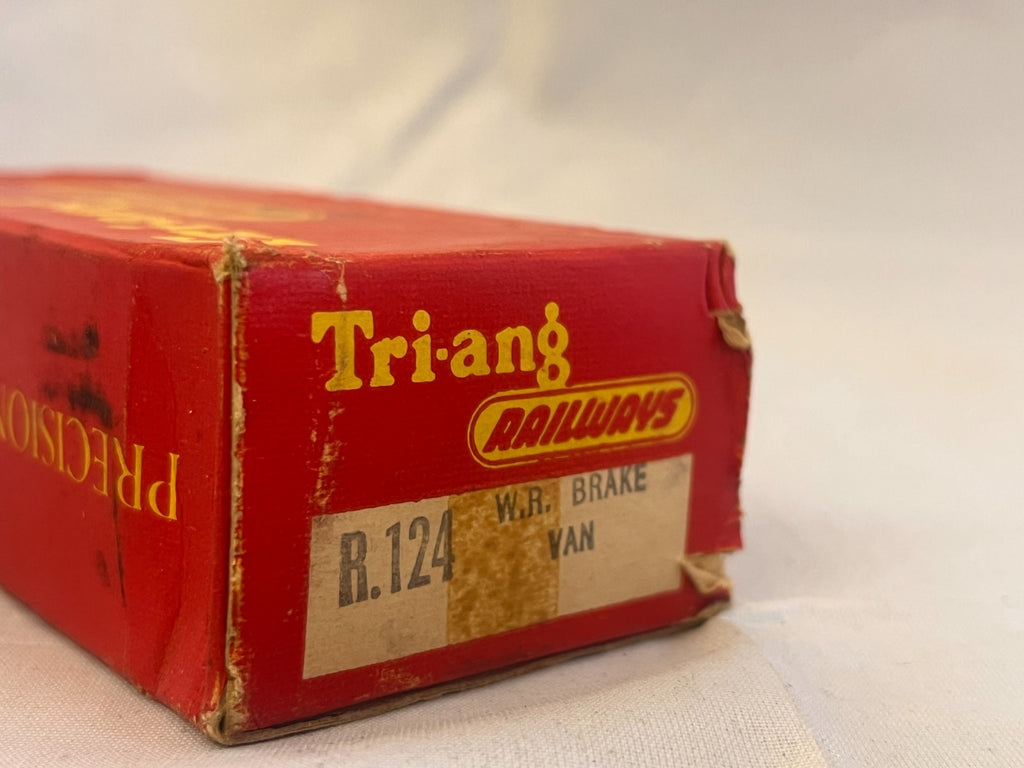 Tri-ang Railways R124 OO Gauge Brown Brake Van Boxed
