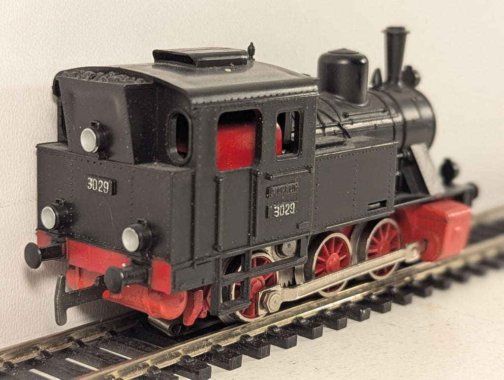 Primex HO Gauge Tenderlokomotive Steam Locomotive 3029 DB Black & Red 3020
