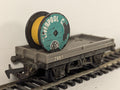 Tri-ang OO Gauge Cable Drum Wagon Goods Wagon 7893 Grey R17