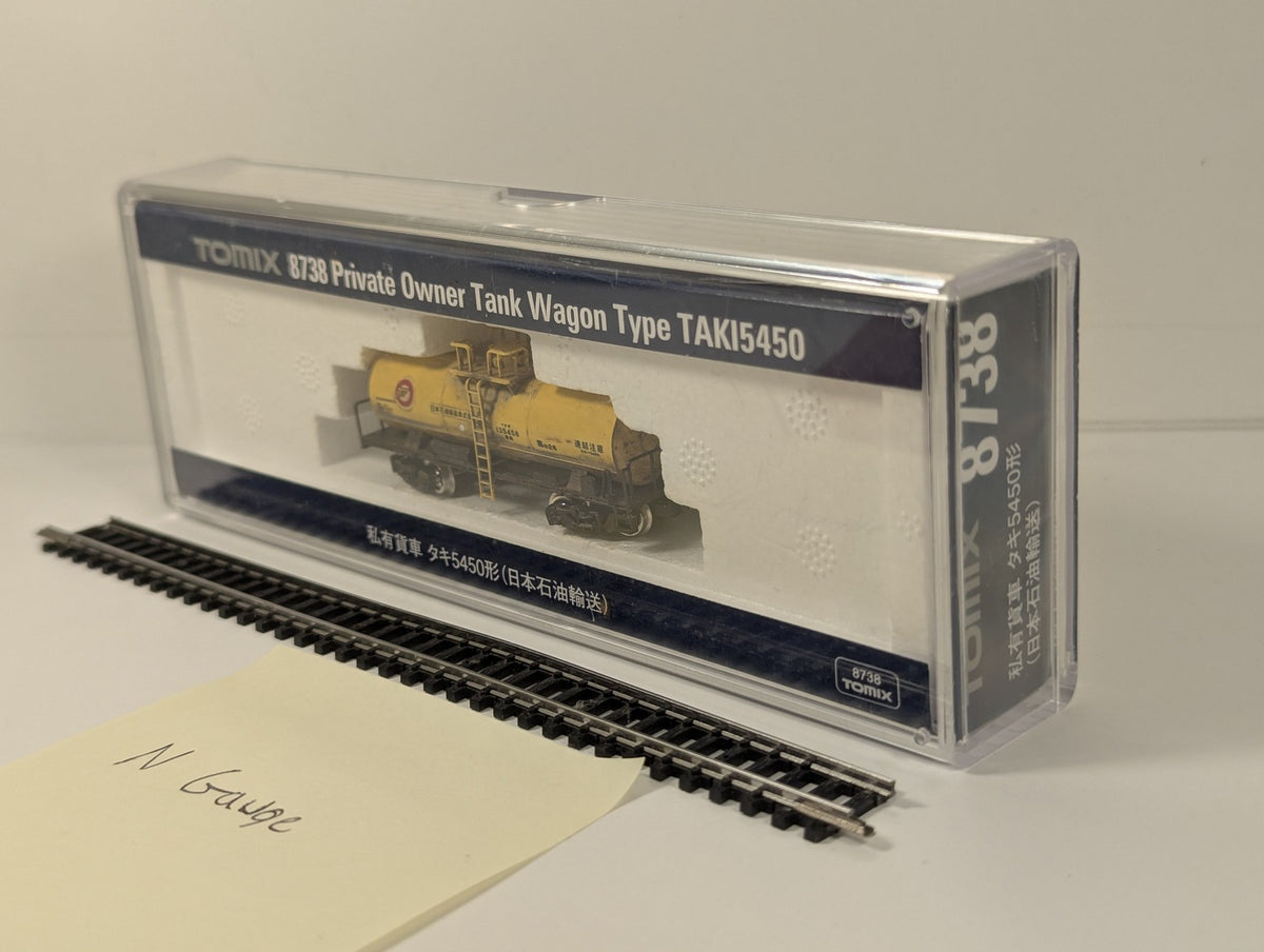 Tomix N Gauge Private Owner Tank Wagon Type TAKI5450 Japan Oil Transportation