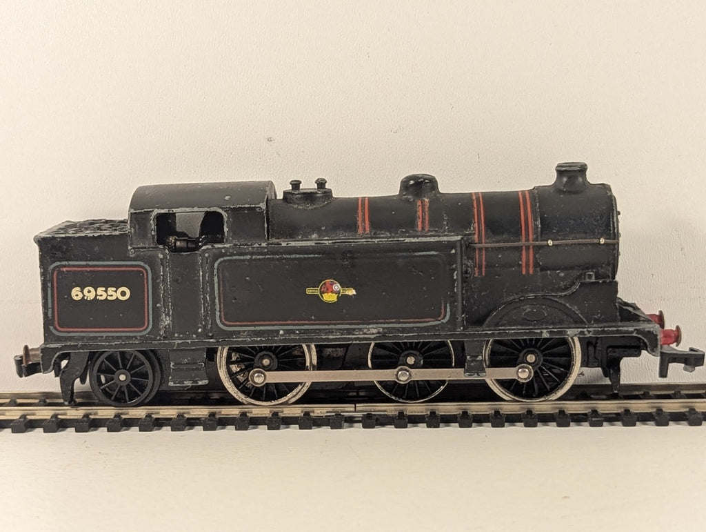 Hornby Dublo OO Gauge BR Class N2 0-6-2 Tank Locomotive 69550 2 Rail