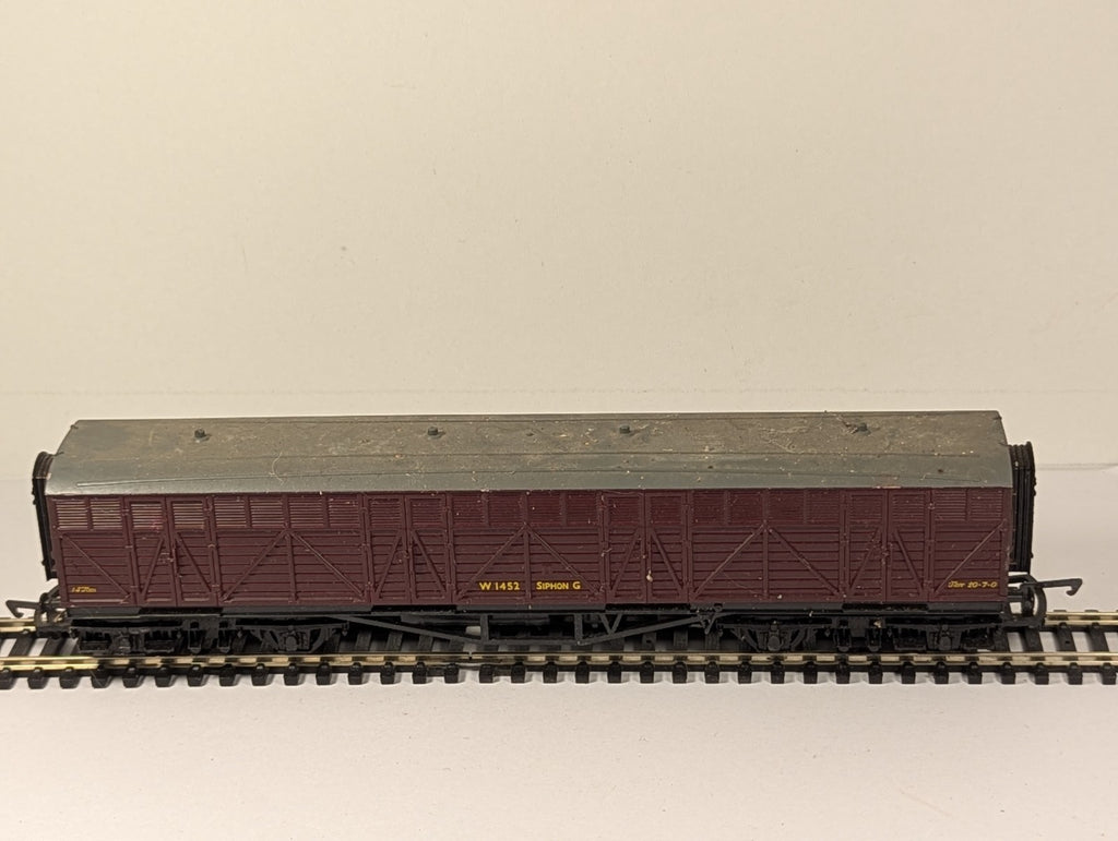 Mainline Railways OO Gauge Siphon G Bogie Van W1452 BR Maroon