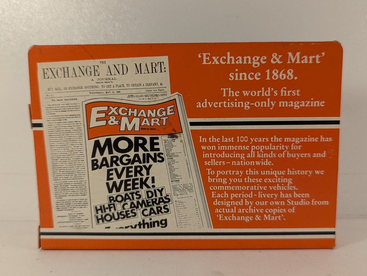 Lledo Exchange & Mart 1987 Motoring Events Promotional Van Die-cast Model Van
