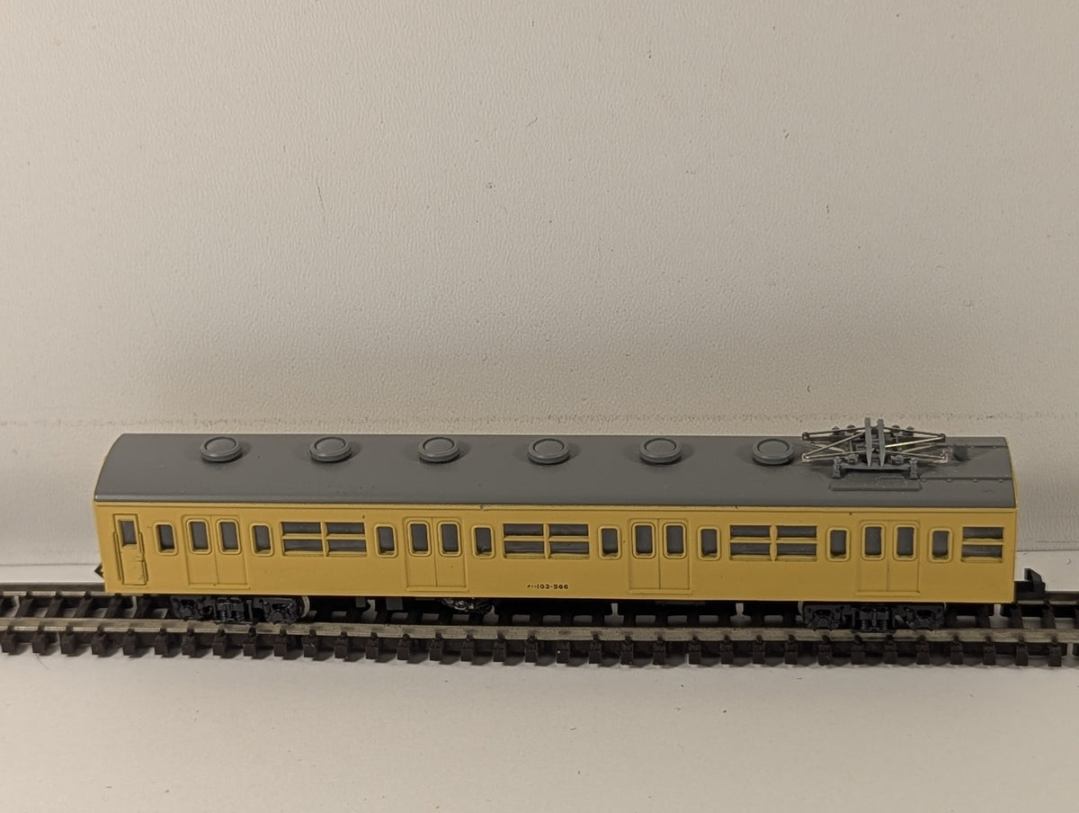 Kato N Gauge JNR 103 Series EMU Coach Kumoha 103-566 Yellow