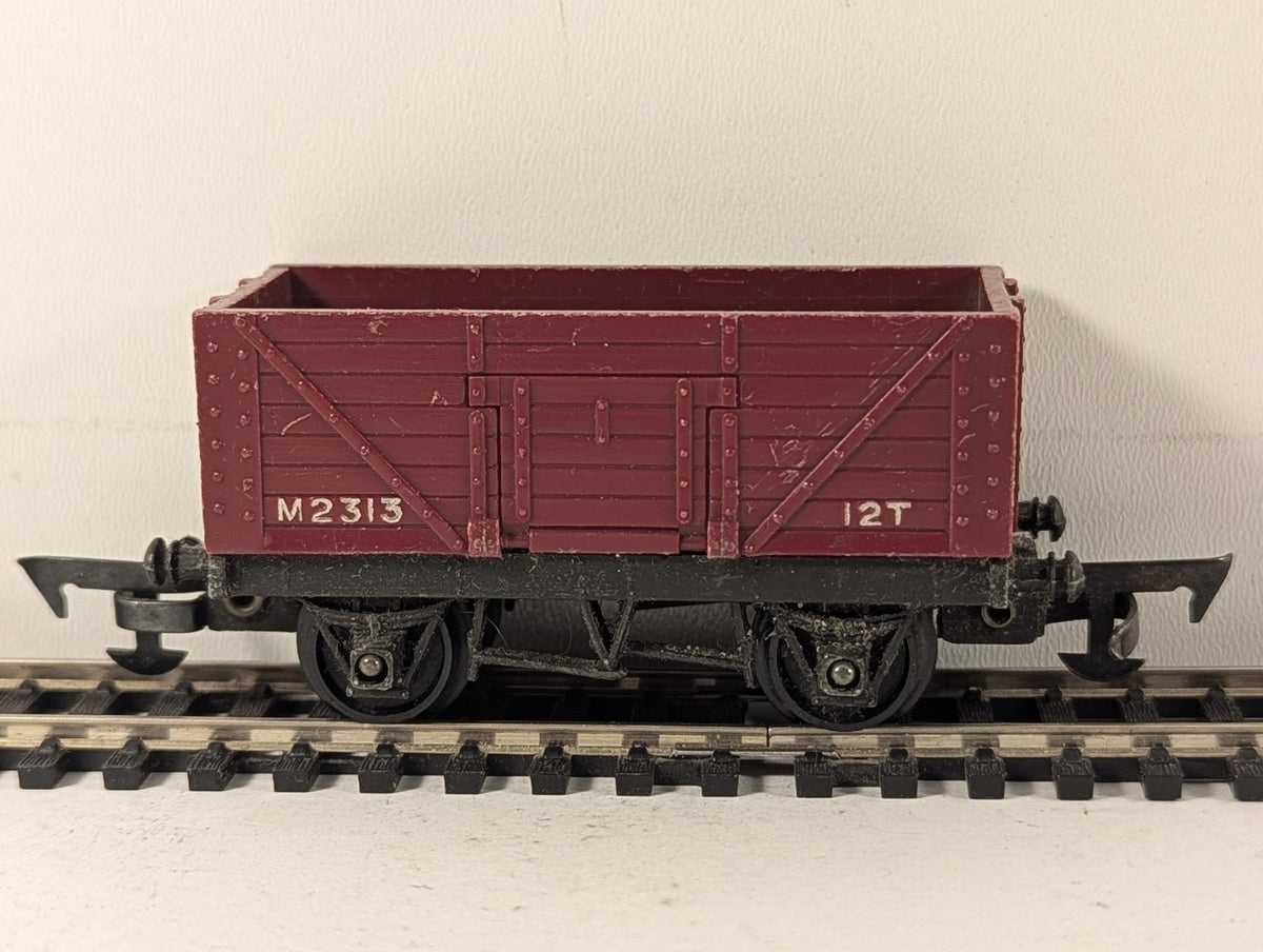 Tri-ang OO Gauge 12T Open Goods Wagon M2313 Maroon R.112