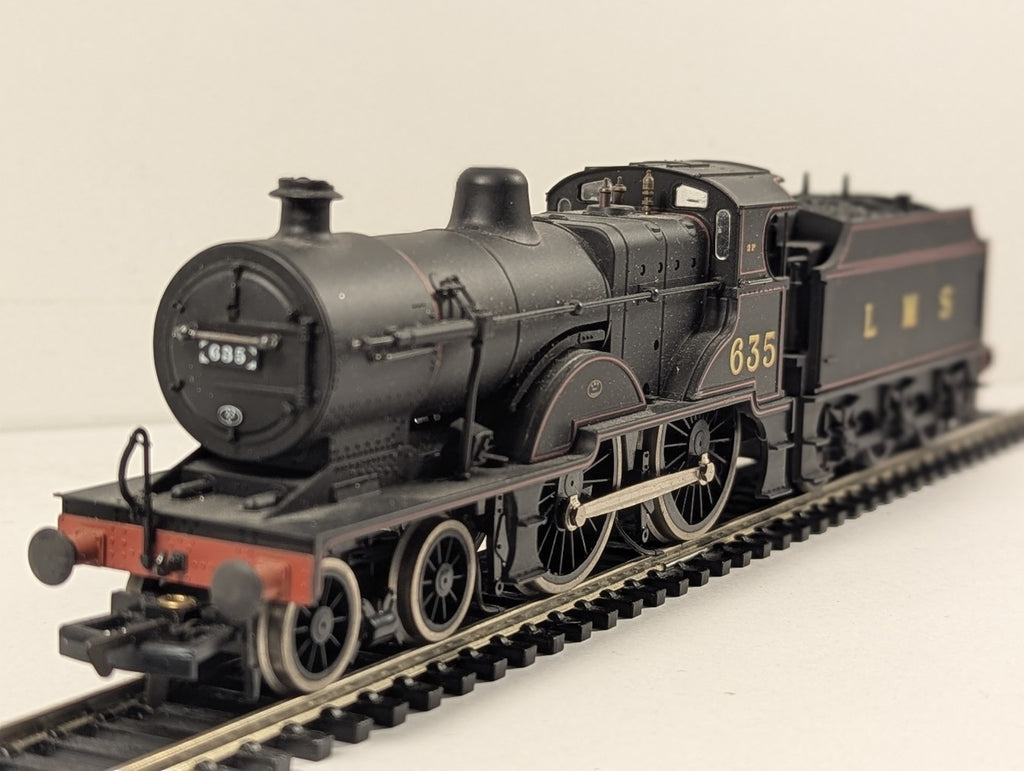 Mainline OO Gauge Class 2P 4-4-0 Steam Locomotive 635 LMS Lined Black 37-058