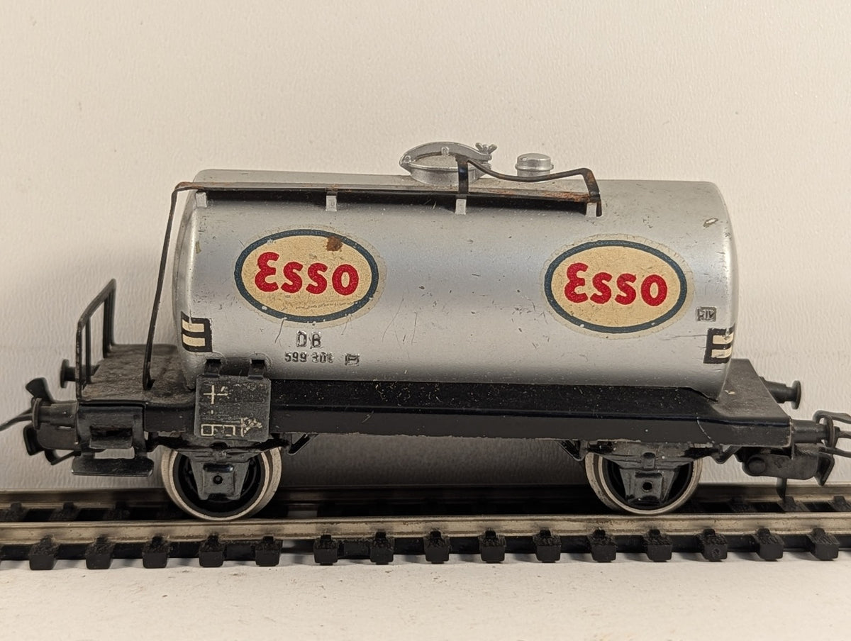 Märklin HO Gauge DB Esso Tank Wagon 599 304 Esso Silver 4501
