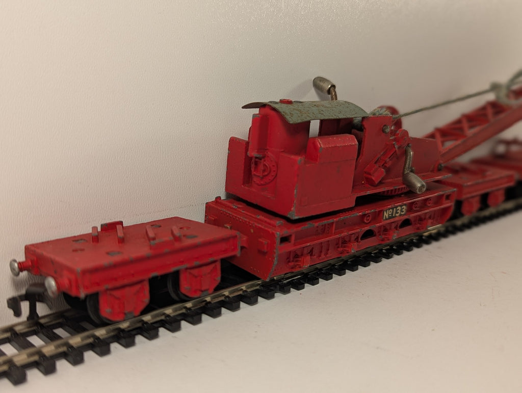 Hornby Dublo OO Gauge Breakdown Crane Set 133 BR Red 4620