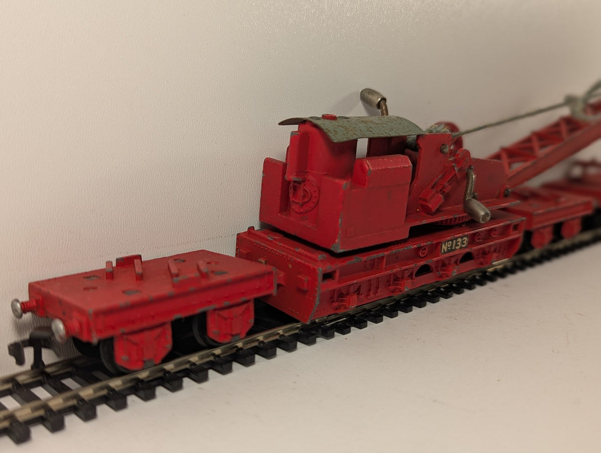 Hornby Dublo OO Gauge Breakdown Crane Set 133 BR Red 4620