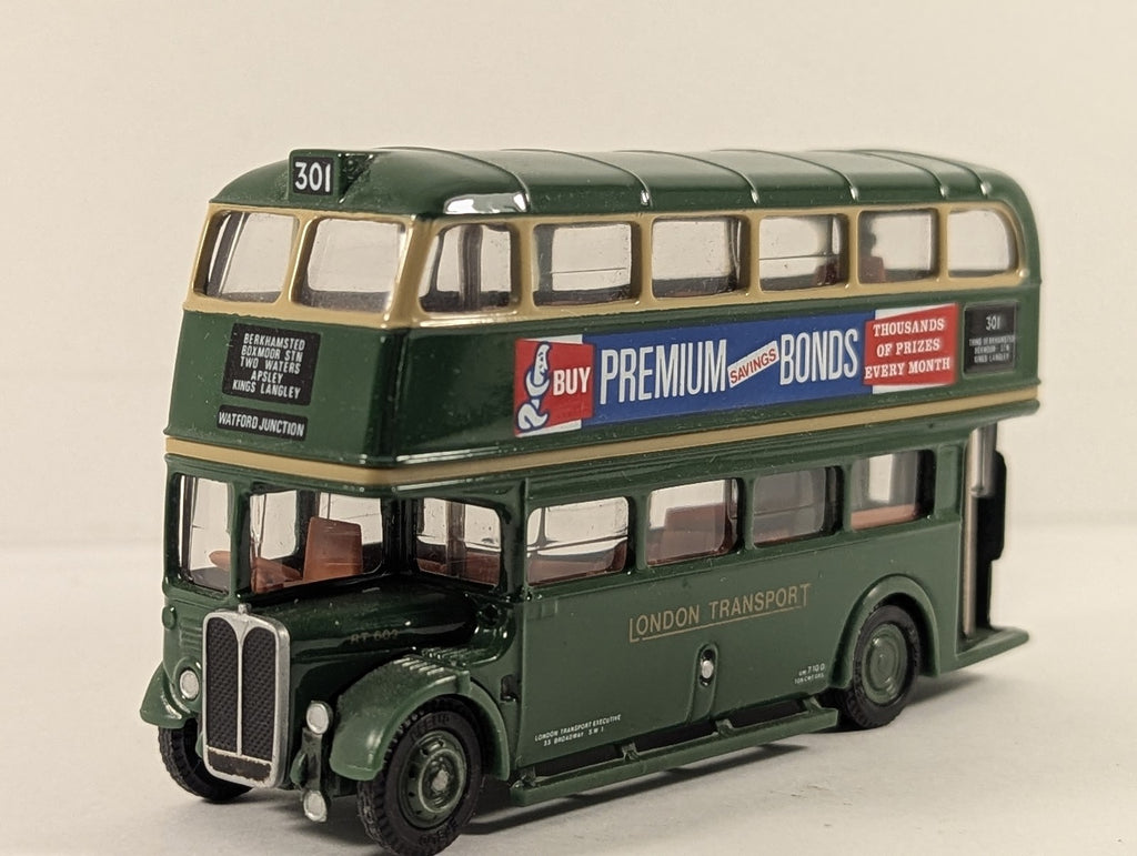 Exclusive First Editions 1:76 London R.T. With Roof Box Bus RT 602