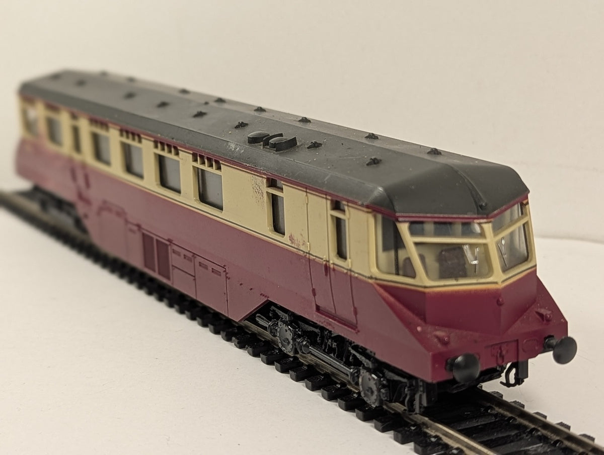 Lima OO Gauge GWR Streamlined Diesel Railcar W22 BR Crimson & Cream