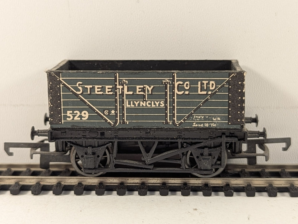 Dapol OO Gauge 7 Plank Open Wagon 'Steetley Co. Ltd.' Goods Wagon 529