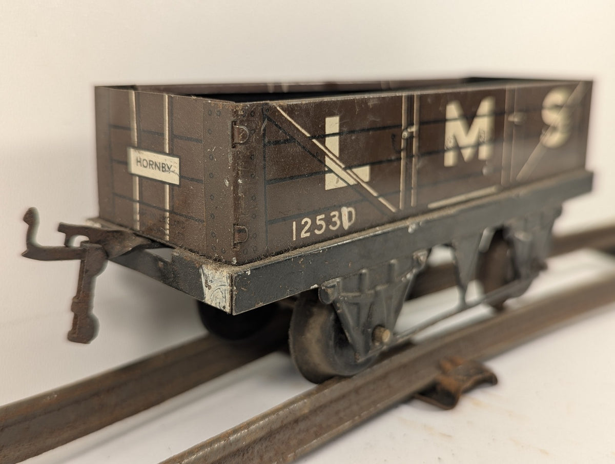 Hornby O Gauge No. 1 Open Wagon Goods Wagon 12530 LMS Brown