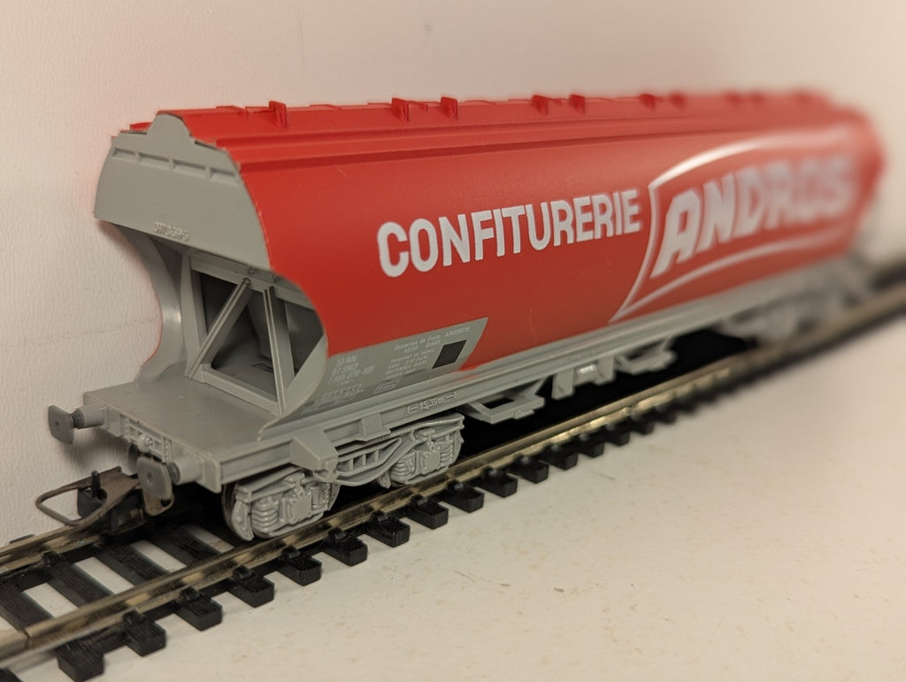 Jouef HO Gauge Wagon Trémie Andros Hopper Wagon 5665 070-9 Confiturerie