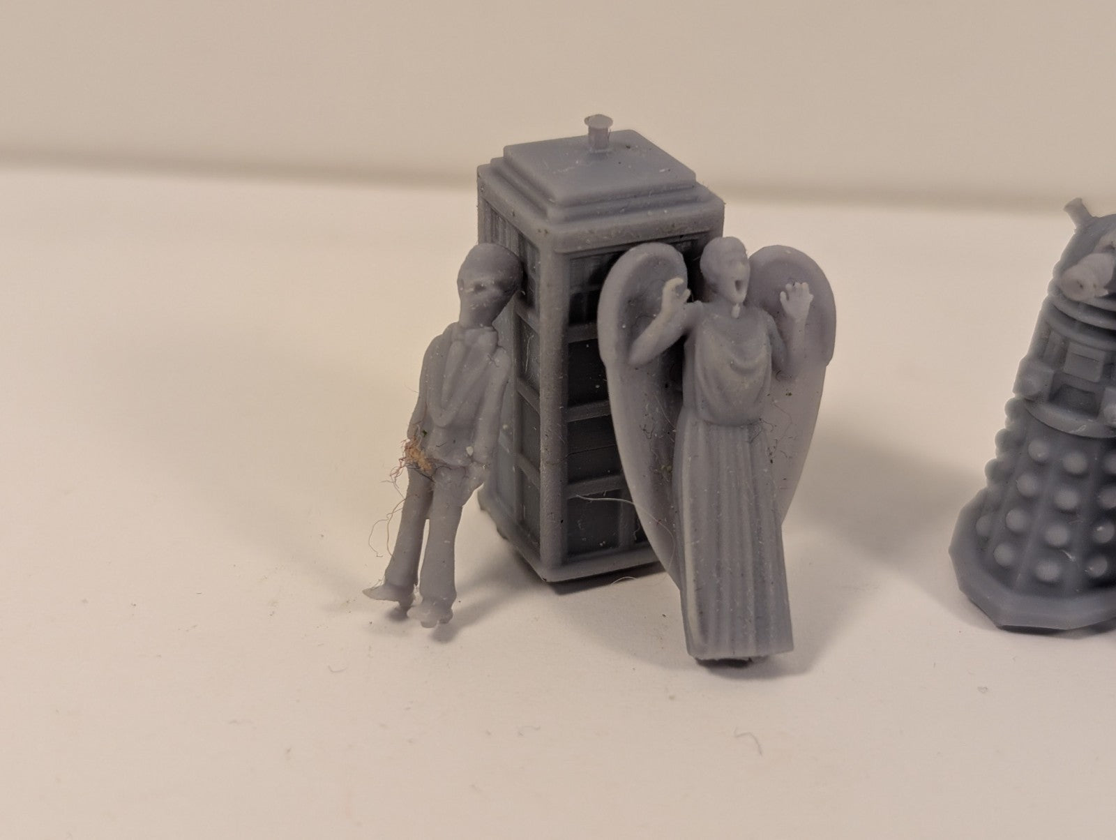 Doctor Who Unpainted Resin Characters OO Gauge