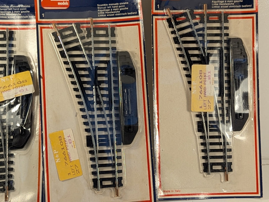 Lima 403051 OO Gauge Manual Left Hand Points - Job lot
