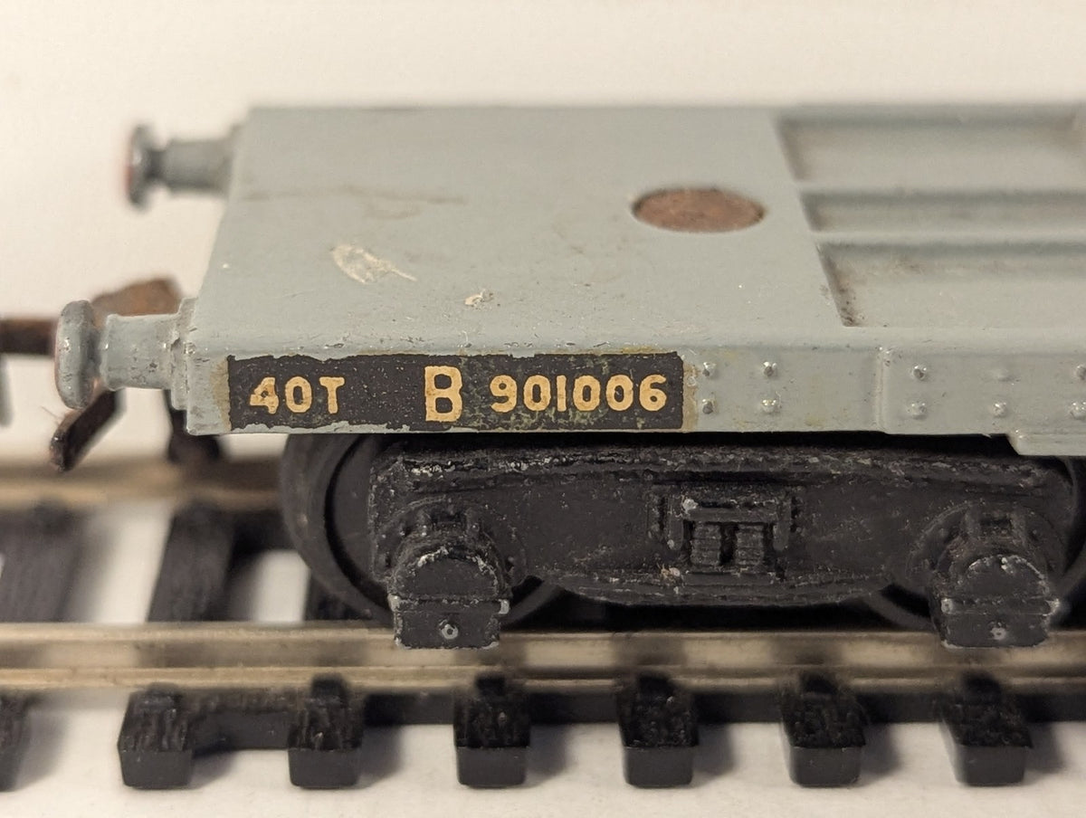 Hornby Dublo OO Gauge 40-Ton Weltrol MV Wagon Goods Wagon B901006 BR Grey 4685