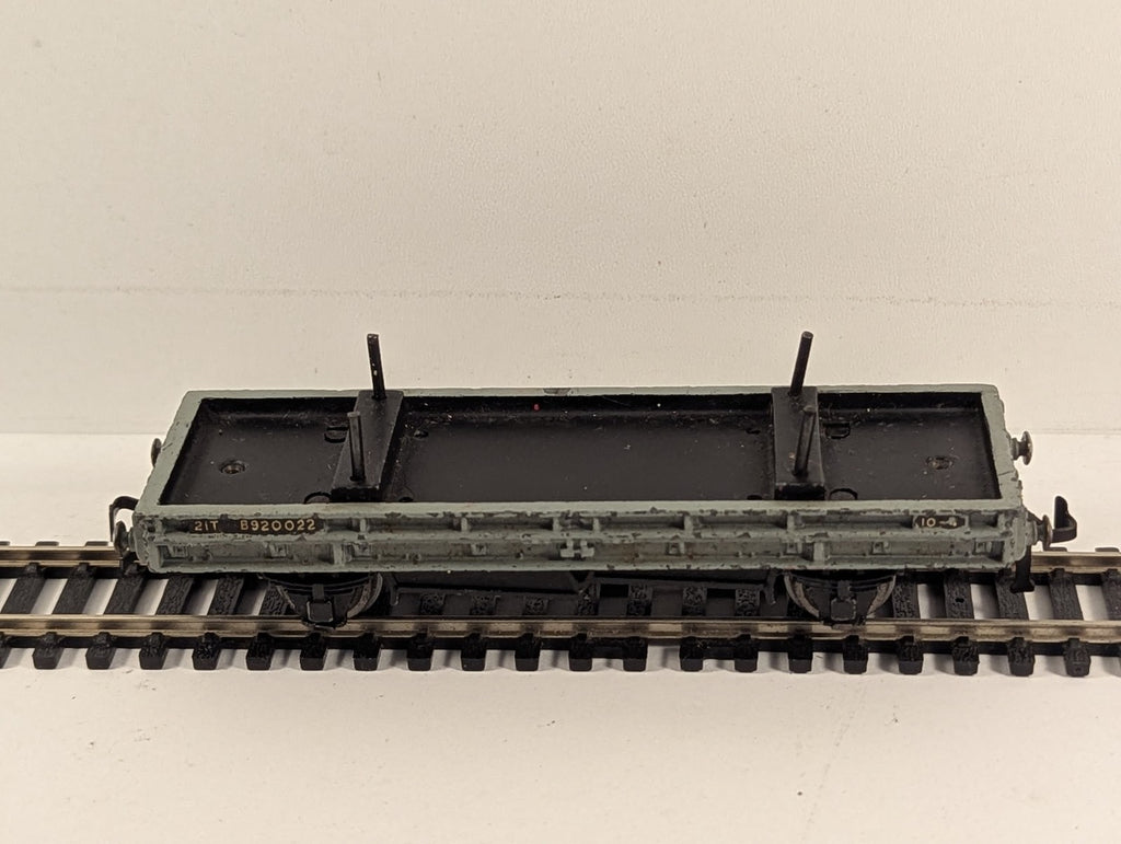Hornby Dublo OO Gauge 10-Ton Bolster Wagon Goods Wagon B920022 BR Grey 4610