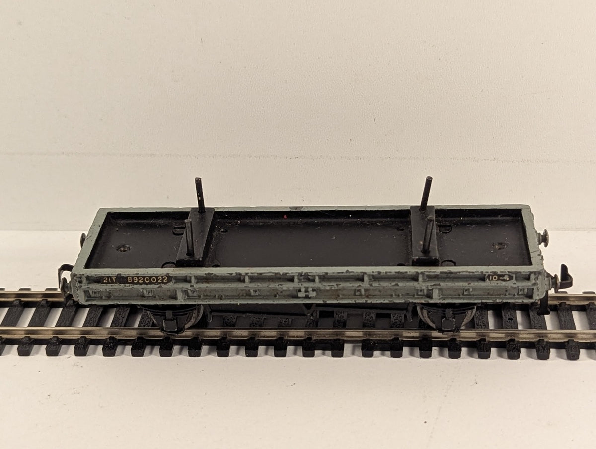 Hornby Dublo OO Gauge 10-Ton Bolster Wagon Goods Wagon B920022 BR Grey 4610
