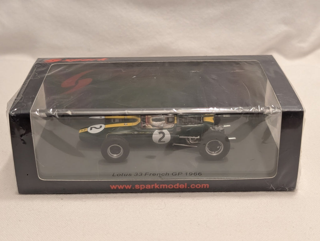 Spark 1:43 Lotus 33 French GP 1966 Pedro Rodriguez Die-cast Model Car 2