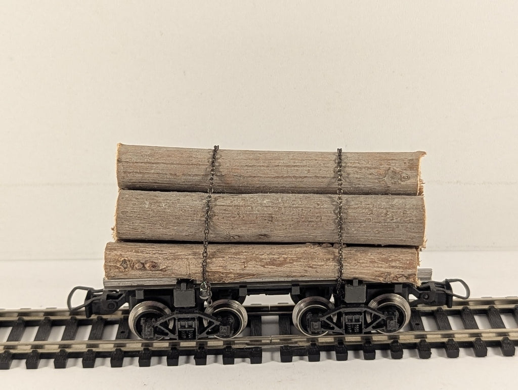 Rivarossi HO Gauge Skeleton Log Wagon Goods Wagon Black