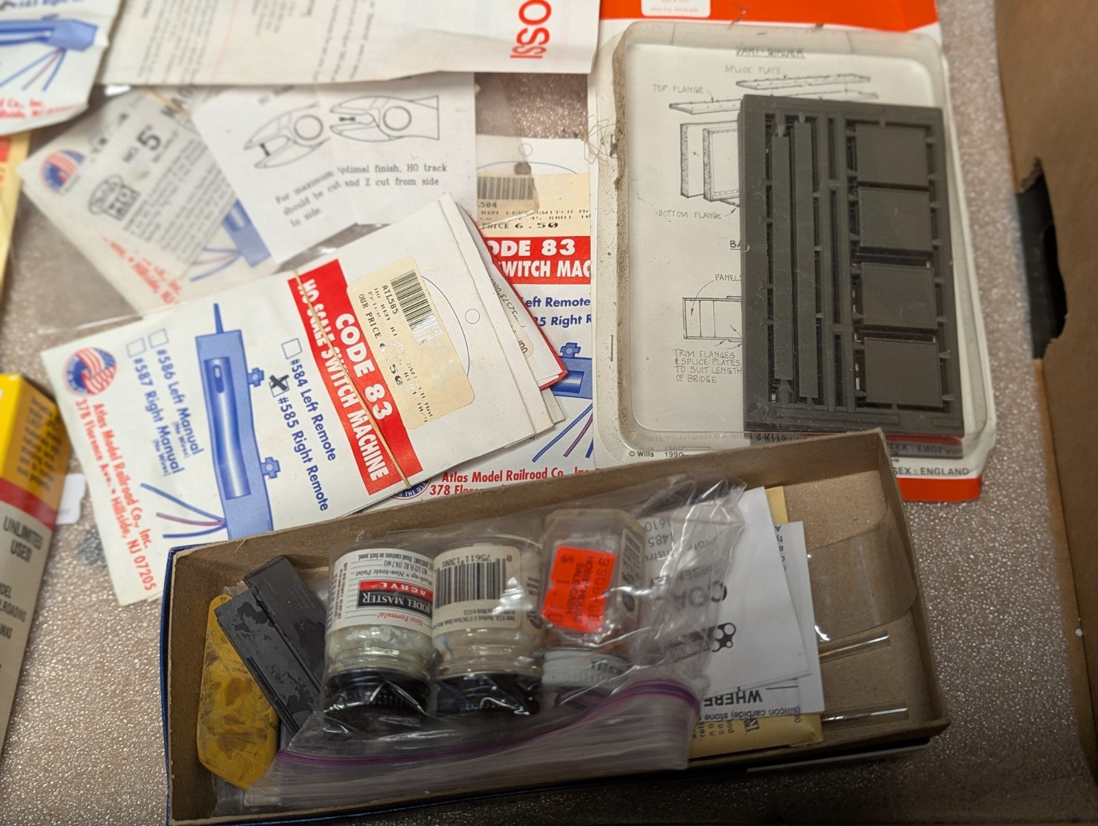OO Gauge Job Lot of Model Railway Accessories - Layout Parts & Spares