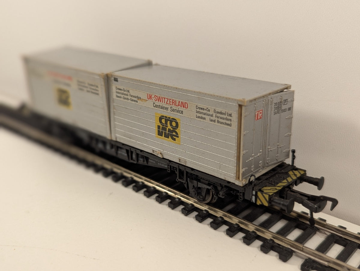 Fleischmann 5235 H0 Container Wagon Freight Model