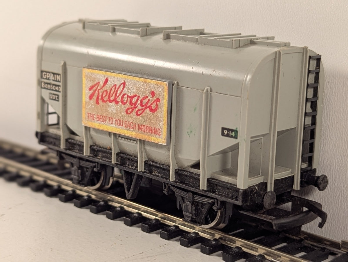 Hornby Dublo OO Gauge 20/21 Ton Grain Hopper Wagon 1973 Kelloggs