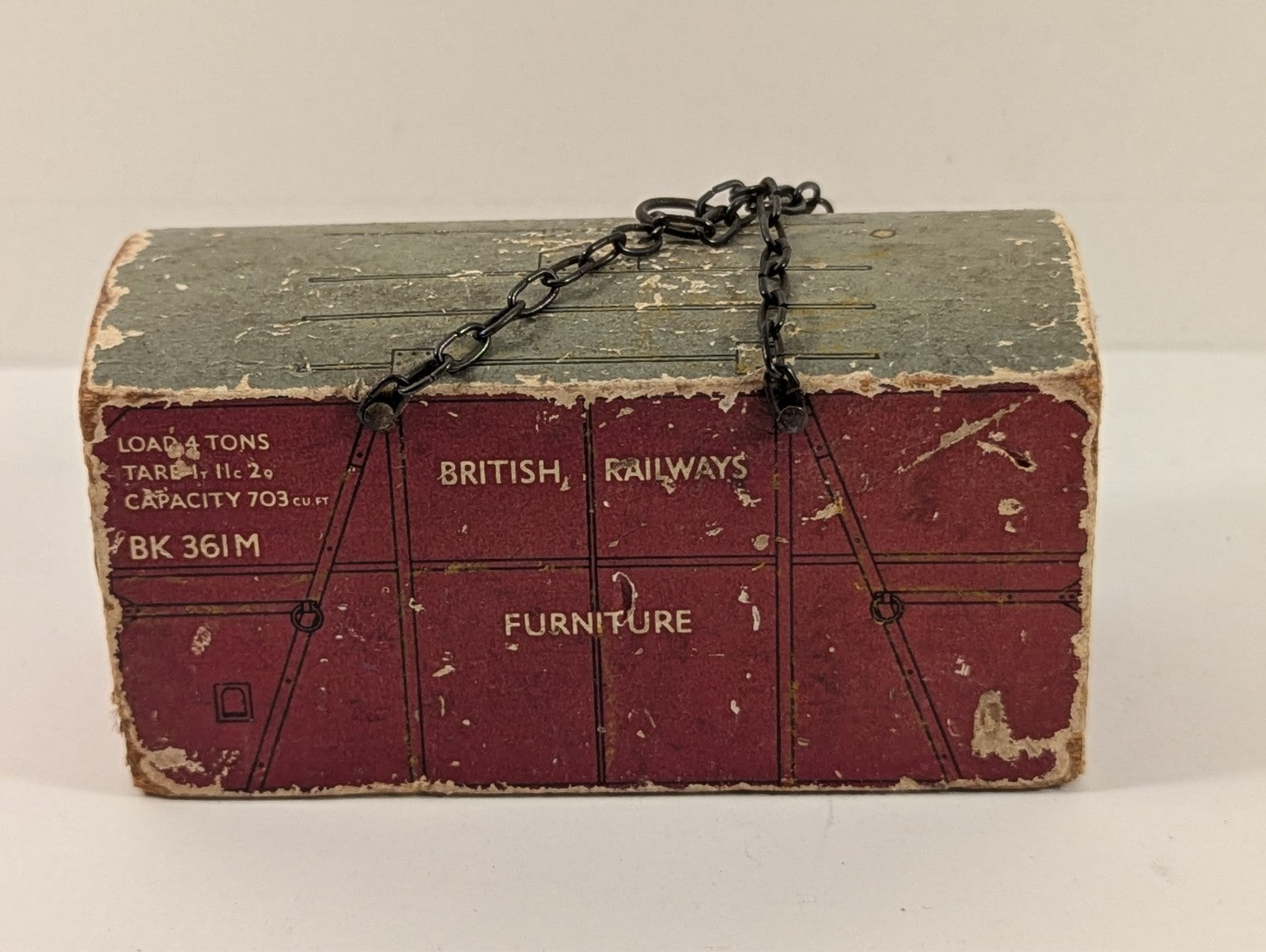 Hornby O Gauge Railway Container - Chipped Paint