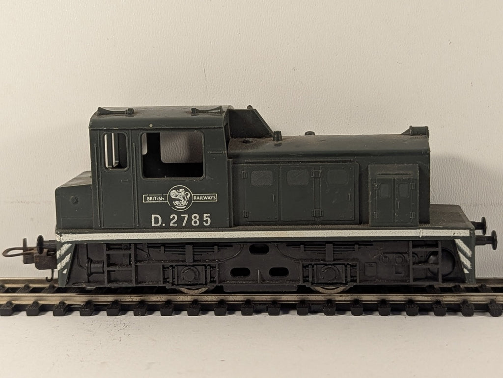 Lima OO Gauge Class 02 Diesel Shunter D2785 BR Green Spares or Repair