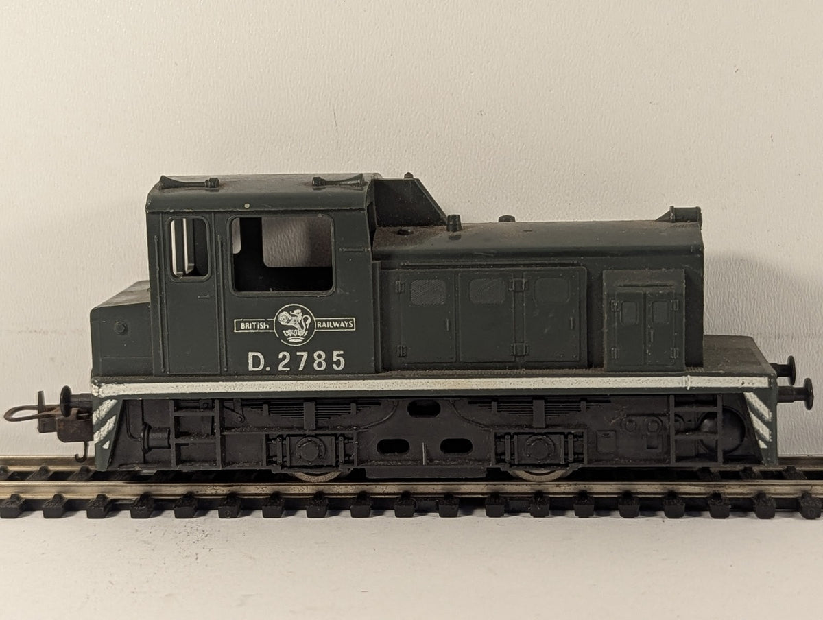Lima OO Gauge Class 02 Diesel Shunter D2785 BR Green Spares or Repair