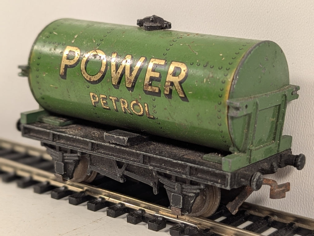 Hornby Dublo 32080 OO Gauge Green Power Petrol Tank Wagon