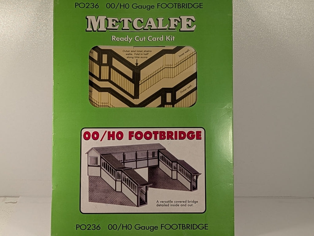 Metcalfe OO/HO Gauge OO/HO Footbridge Card Kit PO236