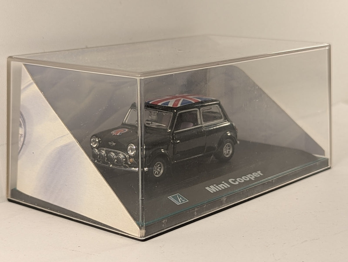 Cararama 1:43 Mini Cooper Die-cast Model Black with Union Jack roof