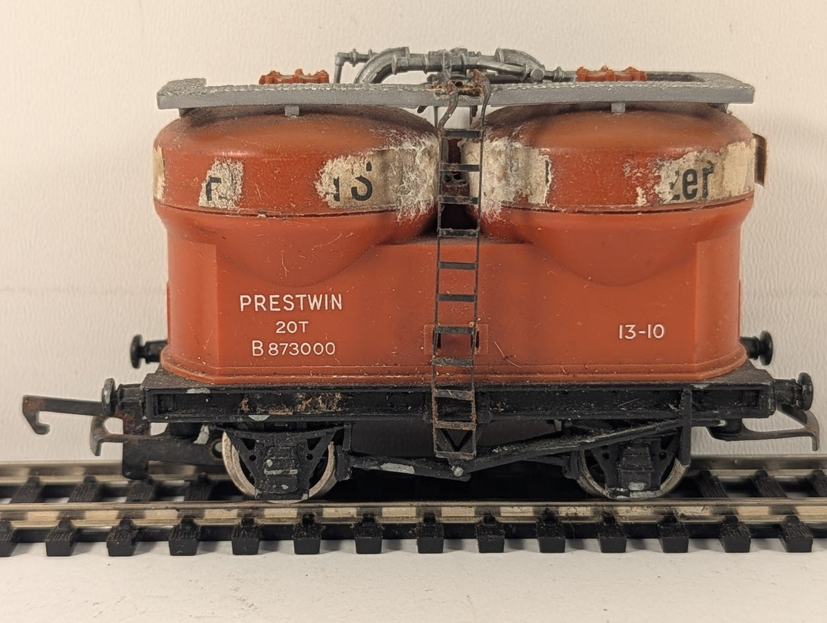 Wrenn OO Gauge Prestwin 20T Twin Silo Wagon Goods Wagon B873000 Fisons W5007