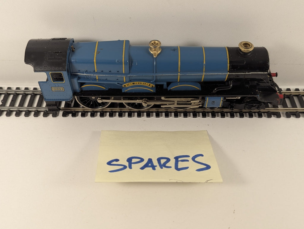 Lima OO Gauge Class 6000 King Steam Locomotive 6009 BR Blue Spares or Repair