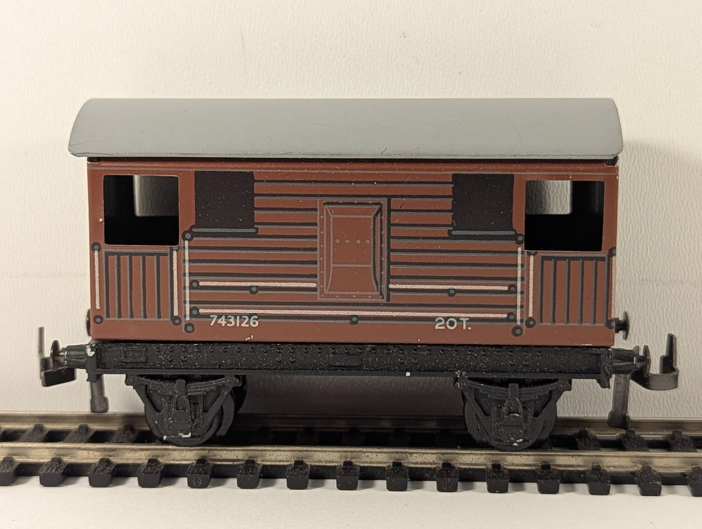 Trix Twin Railway OO Gauge Goods Brake Van Goods Wagon 743126 BR Bauxite 651