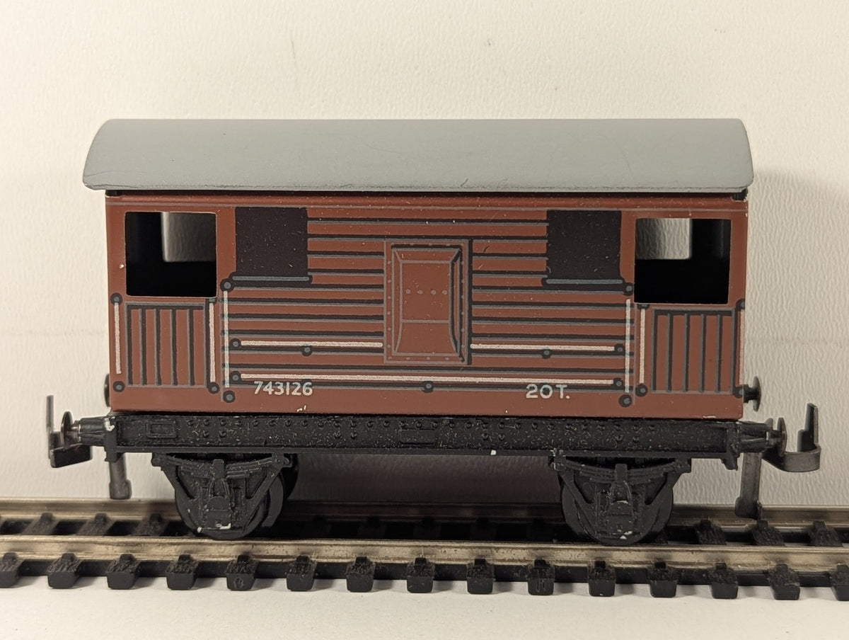 Trix Twin Railway OO Gauge Goods Brake Van Goods Wagon 743126 BR Bauxite 651