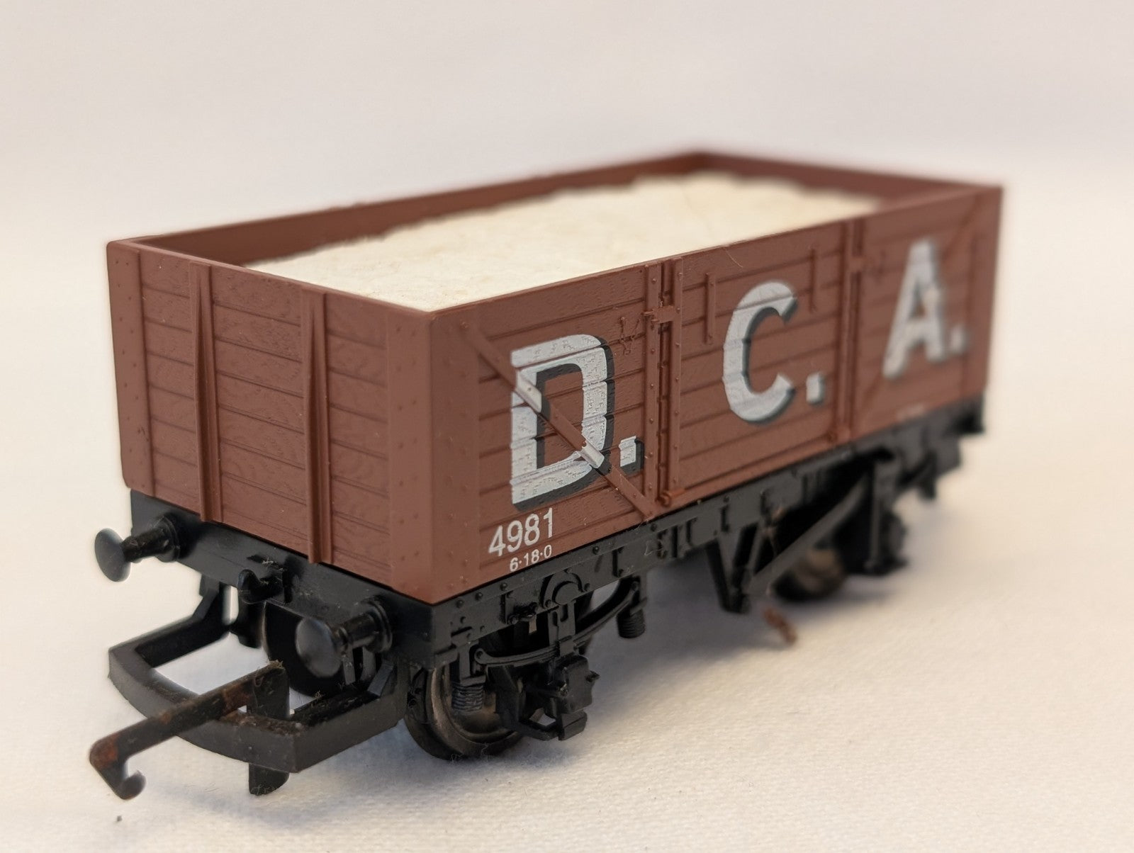 Hornby 7 Plank Open Wagon Goods Wagon 4981 D.C.A.