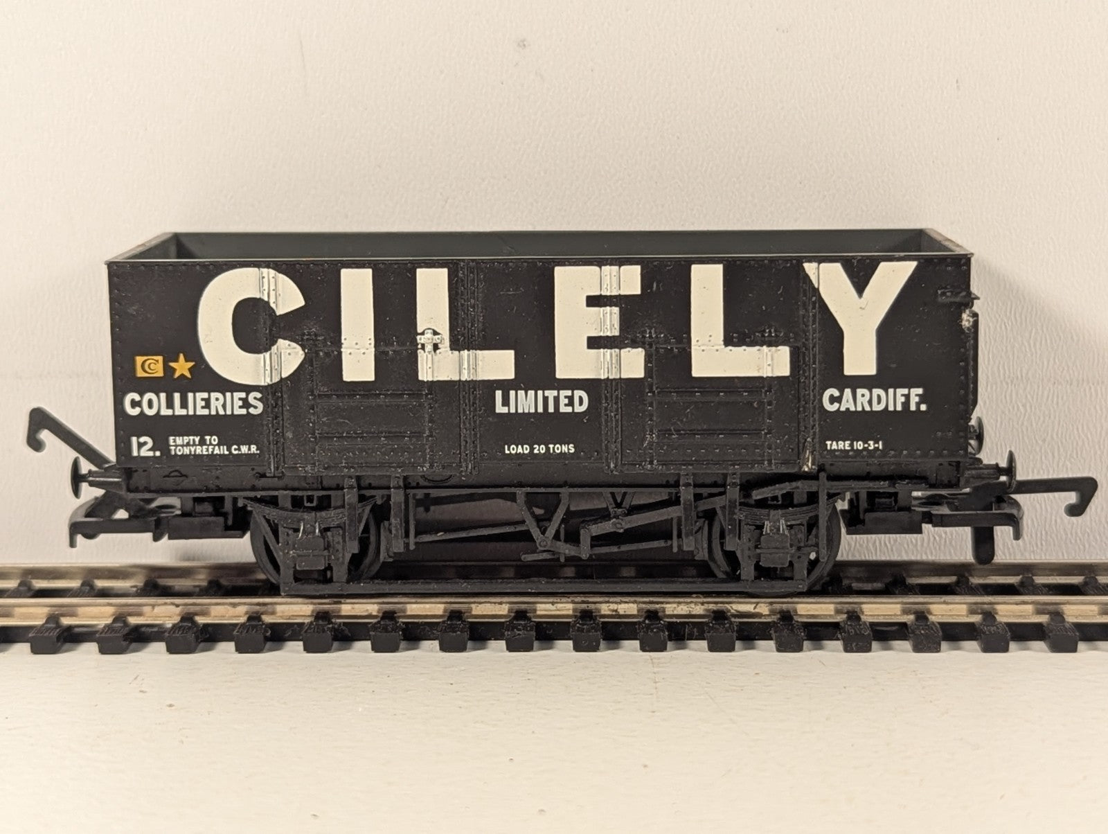 Bachmann OO Gauge 20 Ton Steel Mineral Wagon Cilely Collieries Good