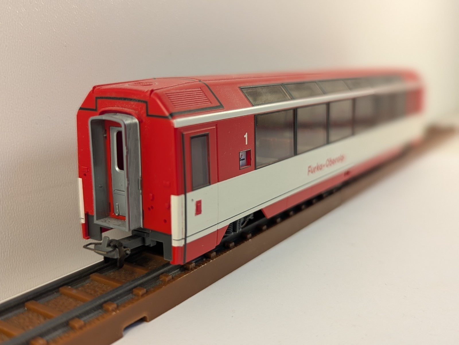 Bemo 3288 202 HOe Gauge Furka-Oberalp Glacier Express First Class coach - boxed